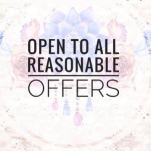 Save more if you bundle and open to all offers :)